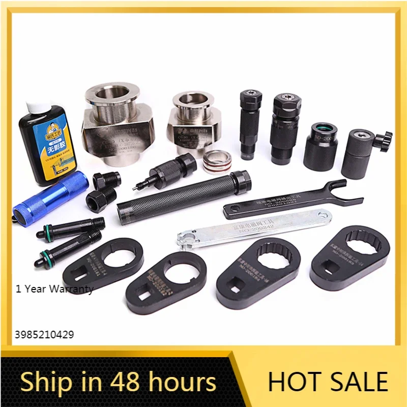 

For Cummins 2872544 4307475 CRIN Injector Repair Kit Solenoid Valve Disassembly AHE Oil Return Clamp Repair Tools