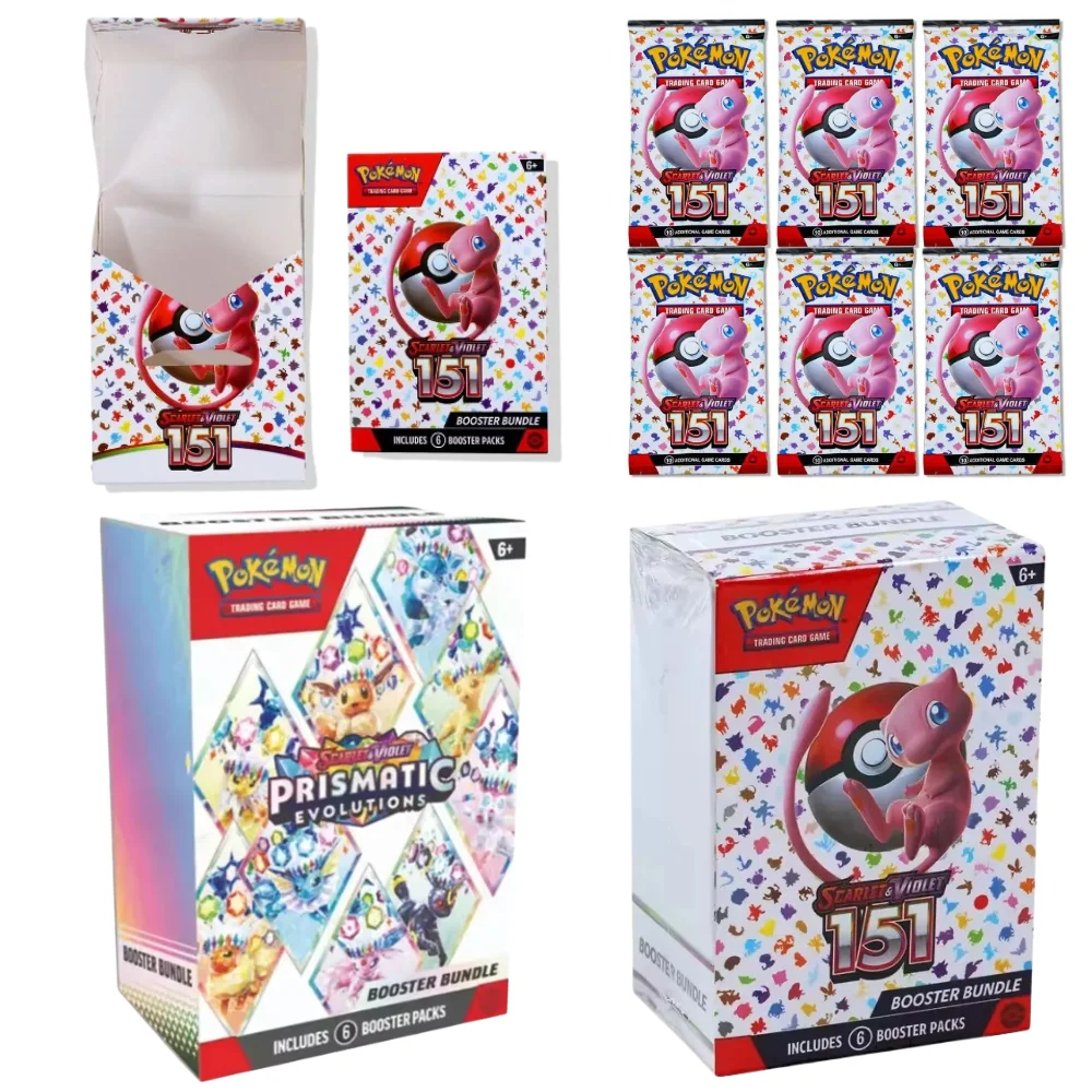 Pokémon Card V10 Booster Phantasmal Destined Rival Prismatic Evolutions Scarlet Violet 151 English Booster Transaction Card Toy