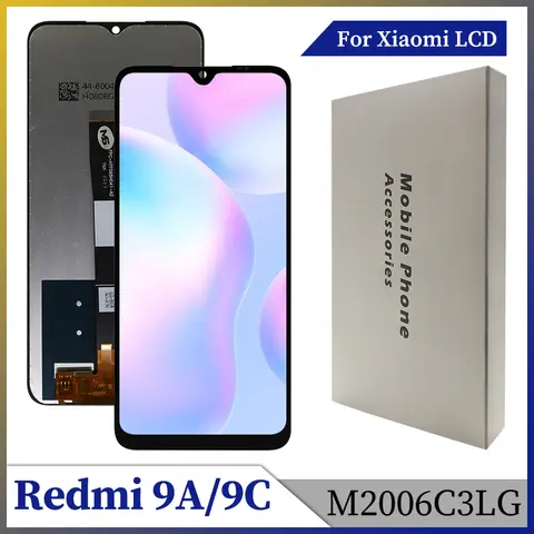 OEM LCD For Xiaomi Redmi 9A LCD Display M2006C3LG M2006C3MG LCD Touch Screen Digitizer For Xiaomi Redmi 9C Screen Replacement