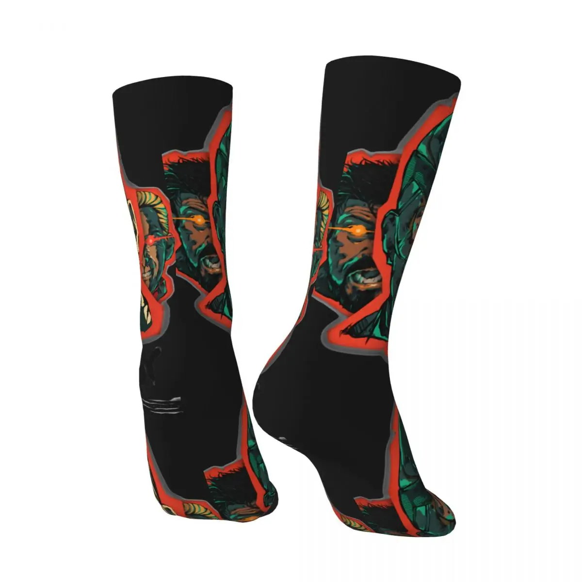 Funny Crazy compression Soldier Boy Classic Sock for Men Hip Hop Harajuku The Boys Billy TV Show Happy Quality Boys Crew Sock