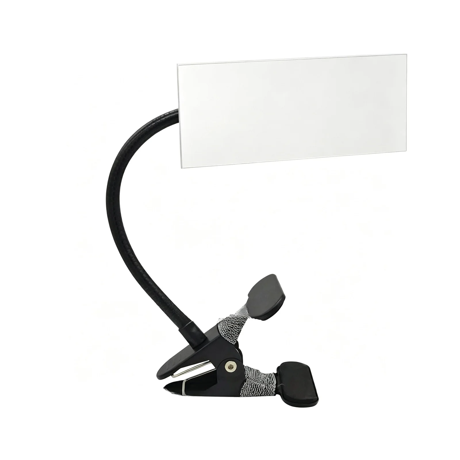 Non-Damaging Desk Clip Mirror 3.35 Inch Round for Continuous Surround Monitoring in Open Plan or Private Workspaces