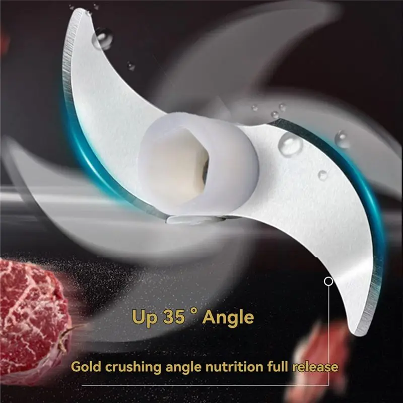 AB43-Cordless Food Chopper, Food Chopper Garlic Masher, Electric Garlic Masher, Mini Garlic Masher
