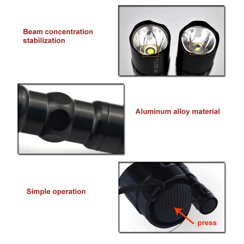 

2525+ 10PCS Waterproof Mini Hot LED Flashlight Torch Pocket Light Portable Lantern Battery Powerful Led for Hunting Camping