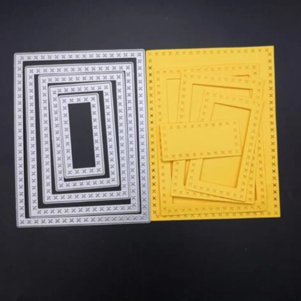 Rahmen Metalls chneid werkzeuge Schablonen für Scrap booking Prägung Fotoalbum dekorative DIY Papier karten