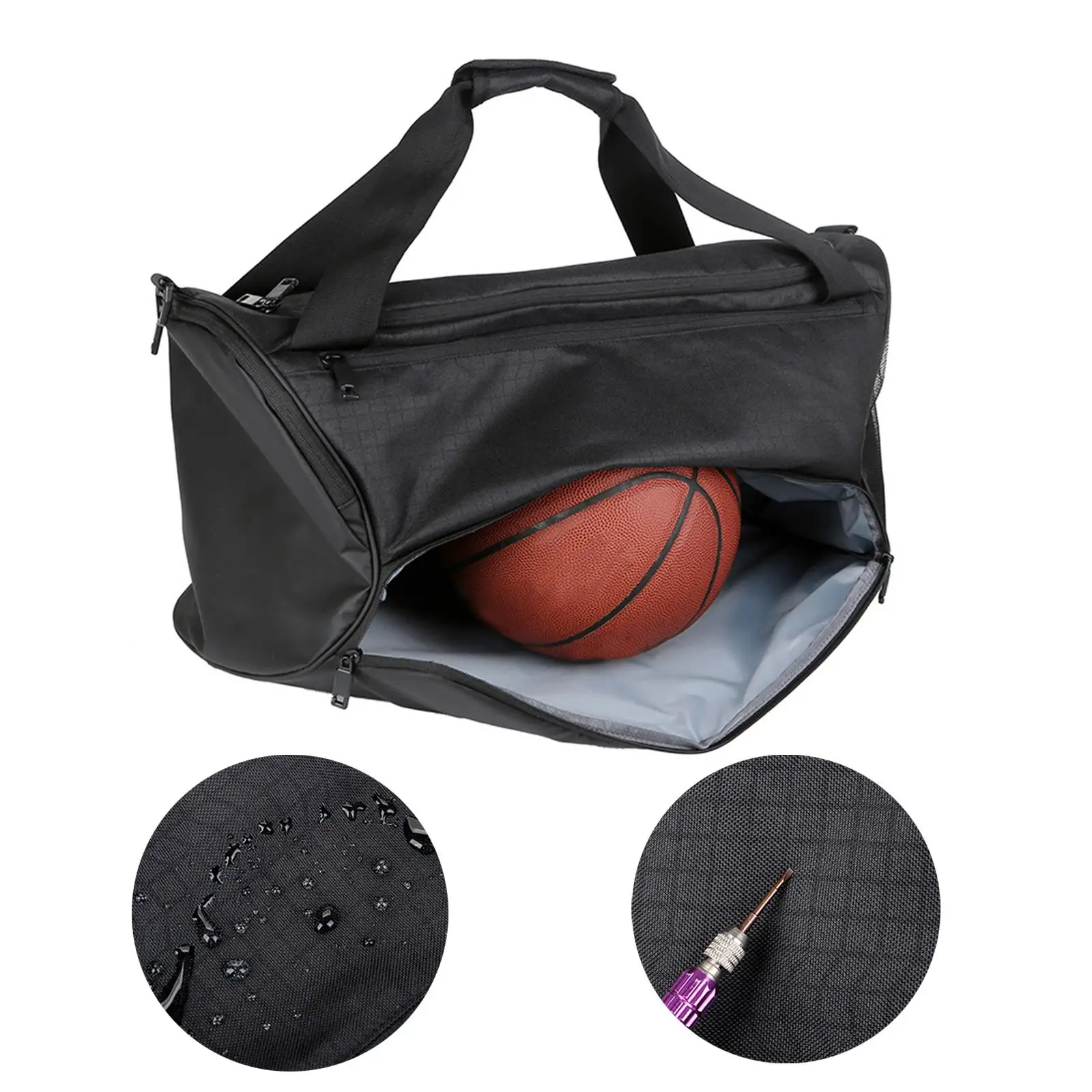 Travel Duffle Bag Sports Gym Bag Lightweight for Shoes Yoga Bag Crossbody Bag Carry on Overnight Bag for Gym Fitness Outddor