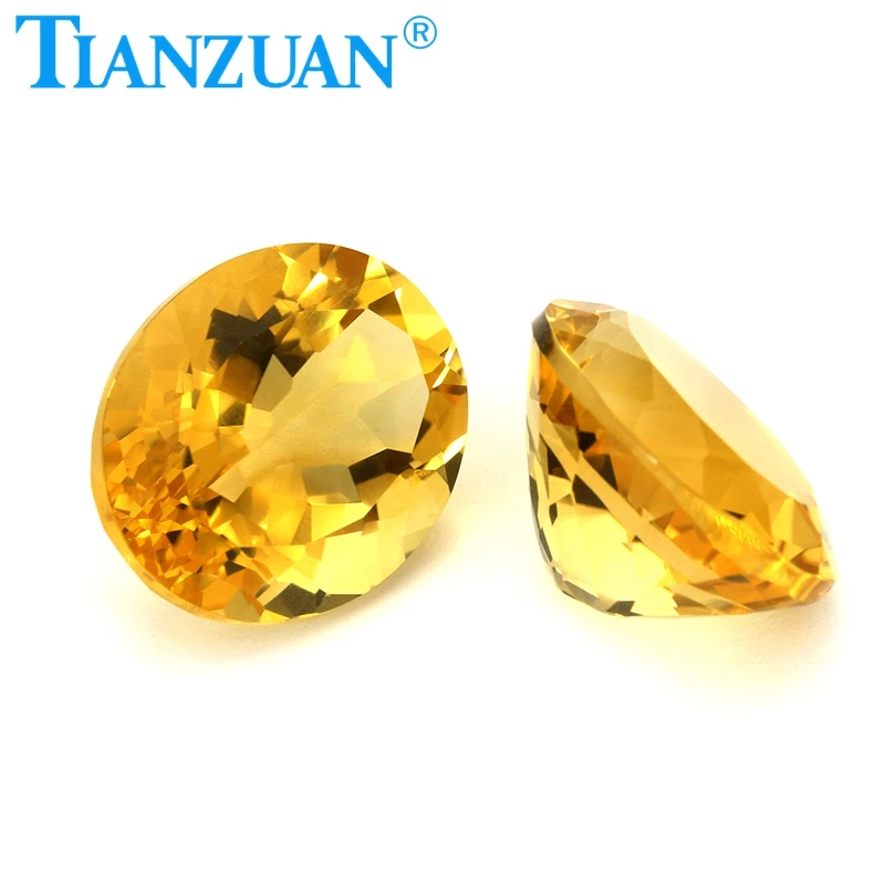 Yellow Color Oval Shape Natural Citrine Size 4x6~10x12mm For DIY Jewelry Making Loose Gem Stone