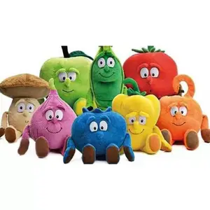 Plush toy fruits and vegetables on sale