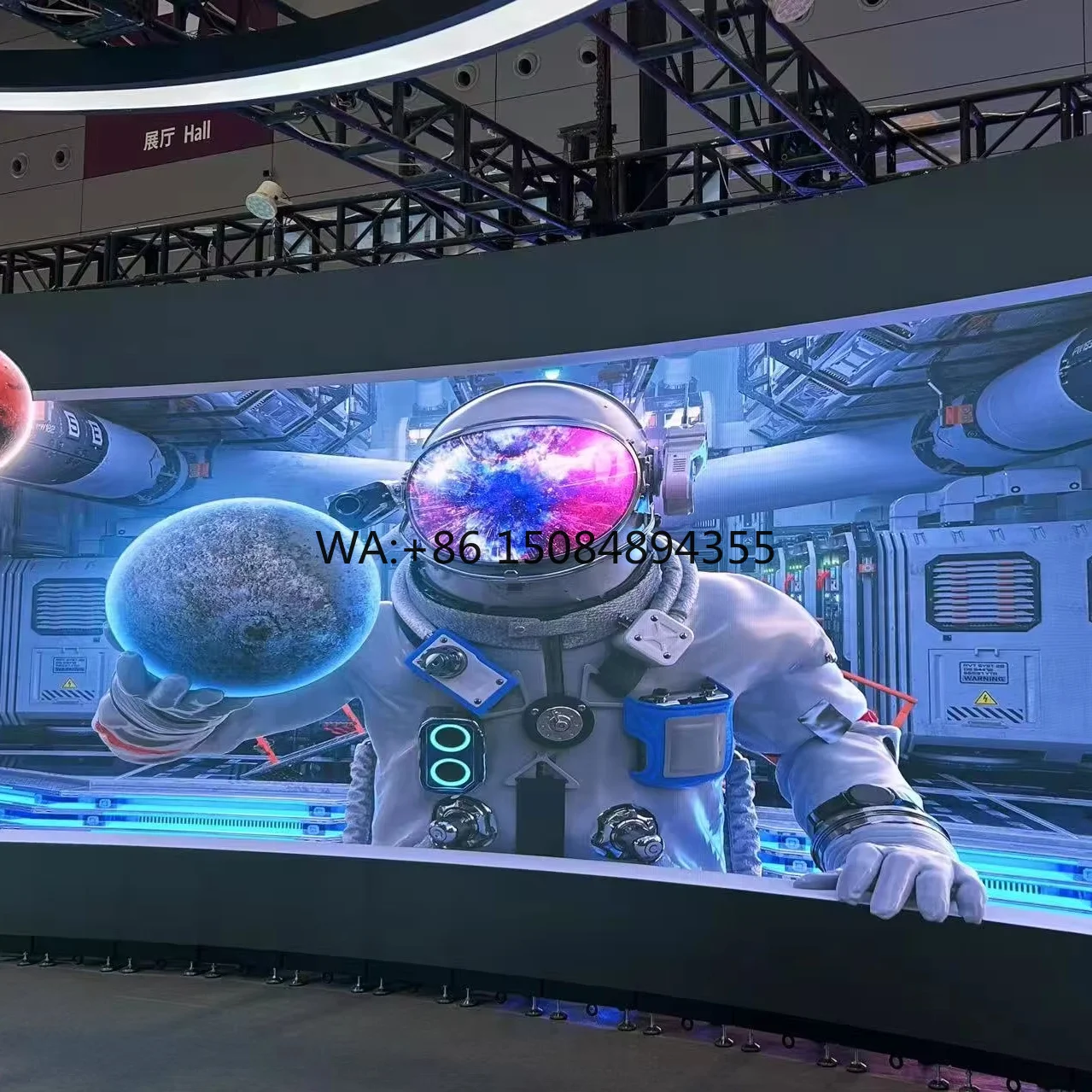 

P1.53 640*480mm Magnet Hub-board Connection Indoor Full Color LED Video Wall Screen Display Panel for Self-Service Business