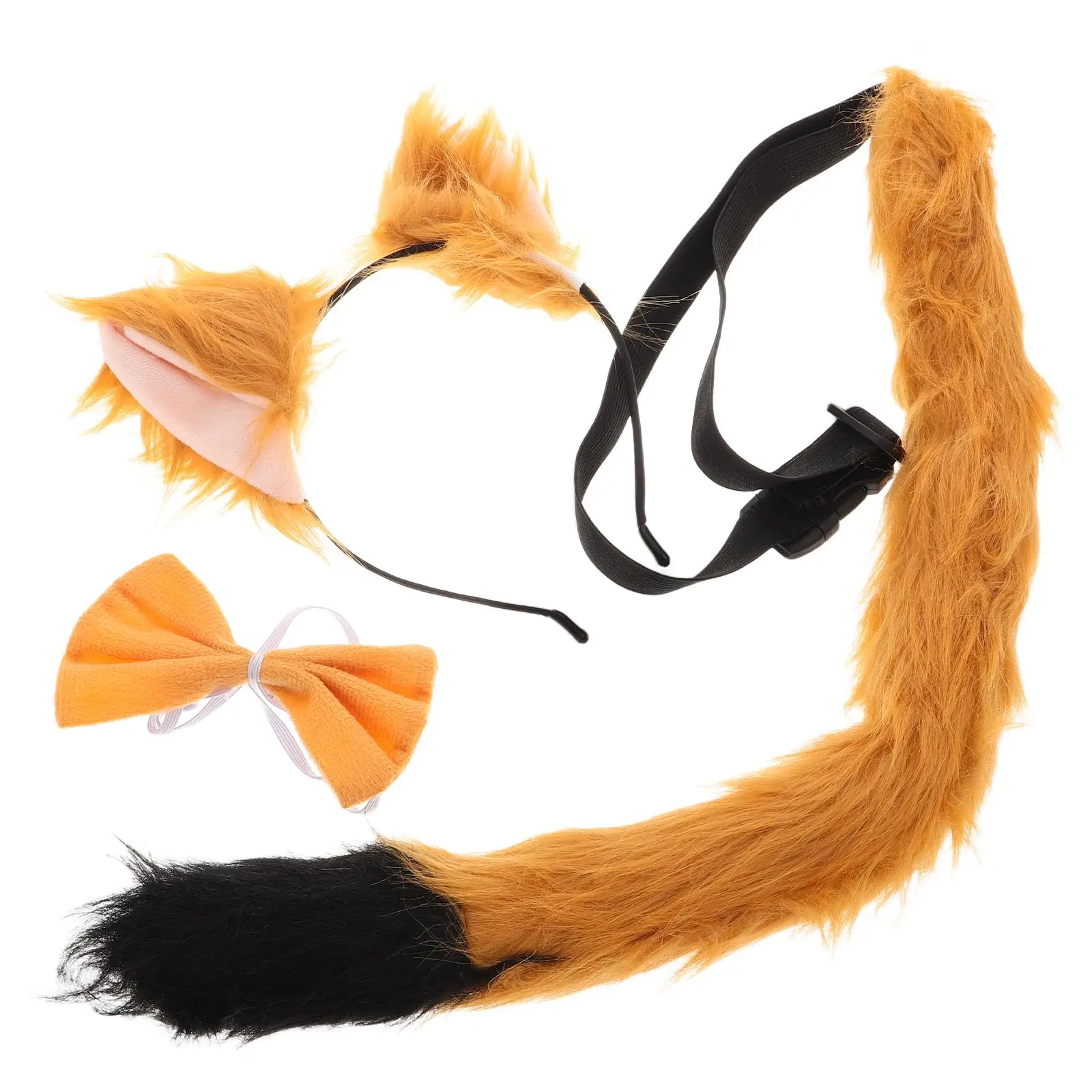 

Children's Headgear Animals Ears Headbands Cute White Faux Halloween Fox Party Costume