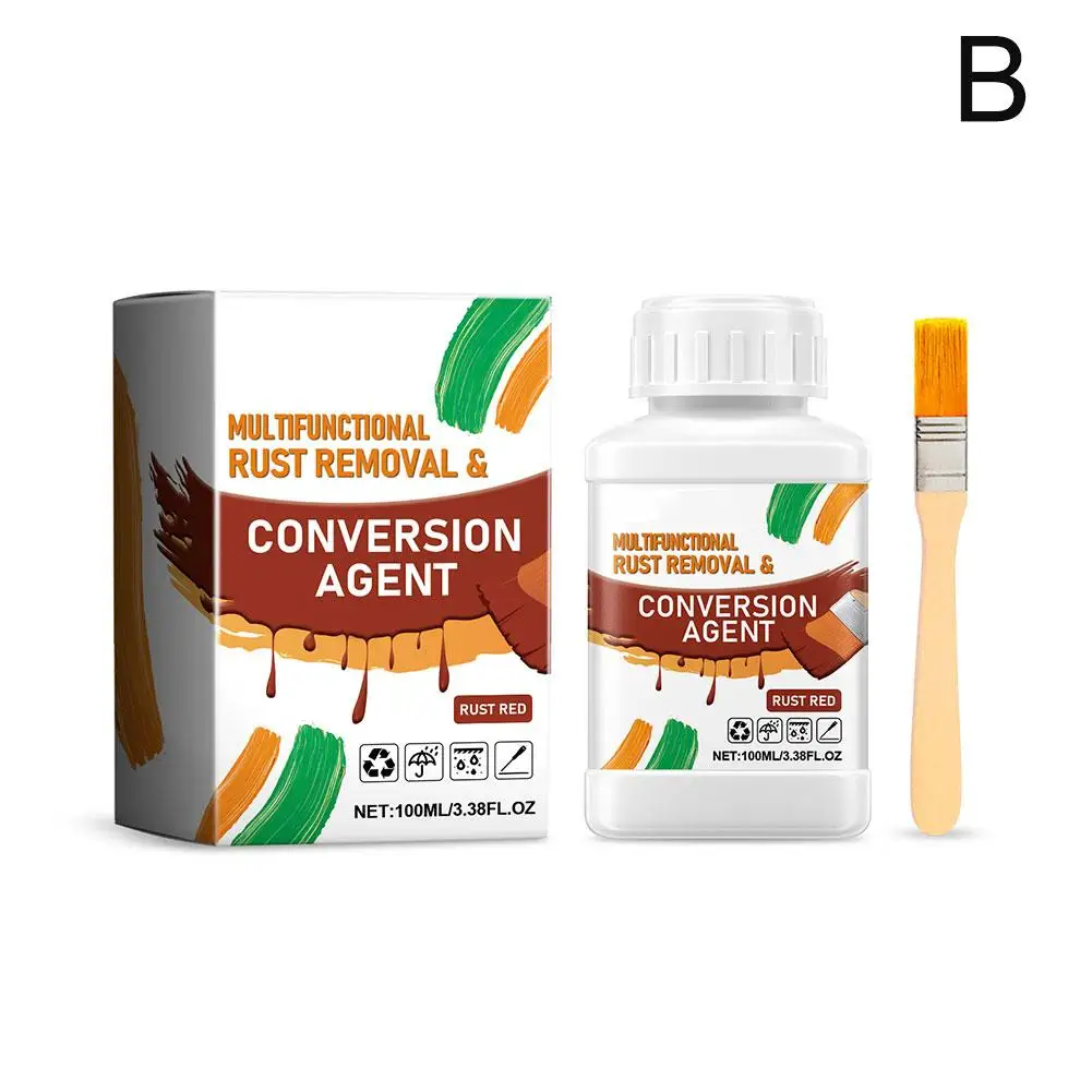 Multi Functional Rust Removal Conversion Agent Rust Iron Prevention Accessories Cleaner Metal Removal Rust Door Surface Rus D7L1