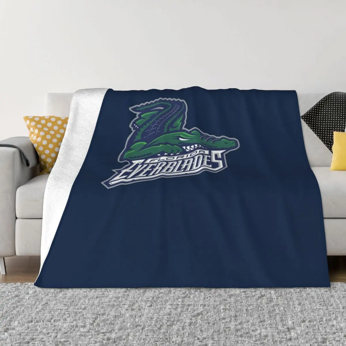 

Florida Everblades Throw Blanket christmas blanket Custom Blanket Loose Blanket