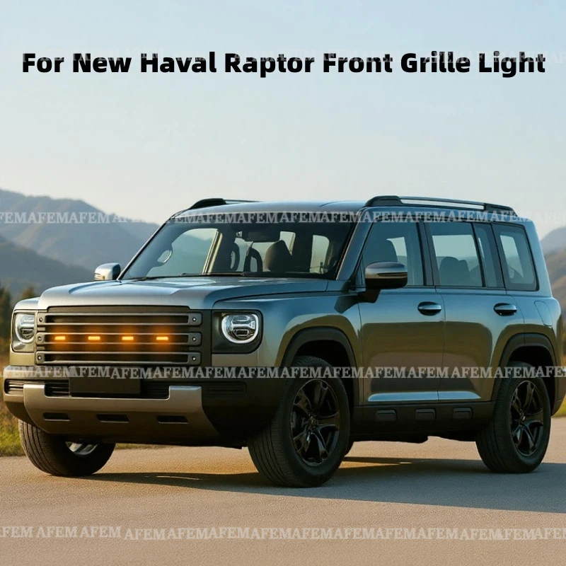 

LED Front Grille Light For New Haval Raptor Car Daytime Running Light Wheel Eyebrow Lamp For Pickup Offroad 12V