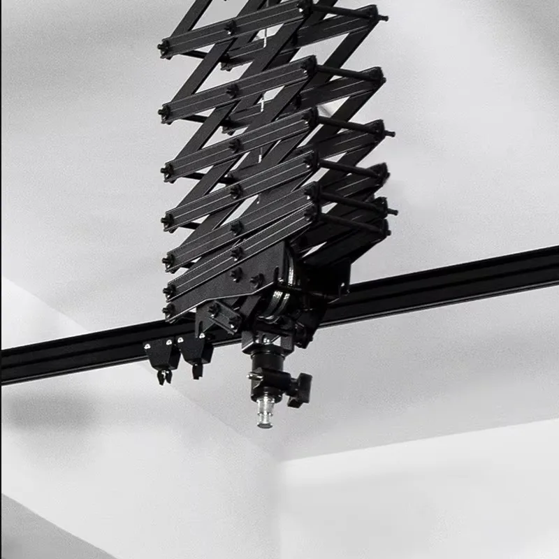 KAZHI Photography Pantograph System Complete Kit Studio Lighting Support Rail for Video Light
