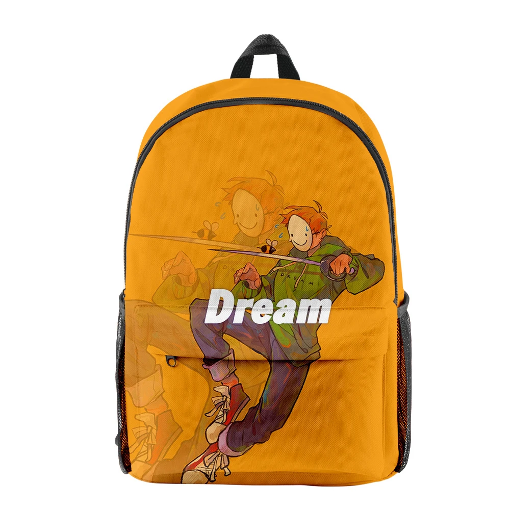 Mochila Harajuku Popular divertida para alumnos dreamwastaken, mochilas para Notebook, mochilas de viaje impermeables Oxford con estampado 3D para niños y niñas