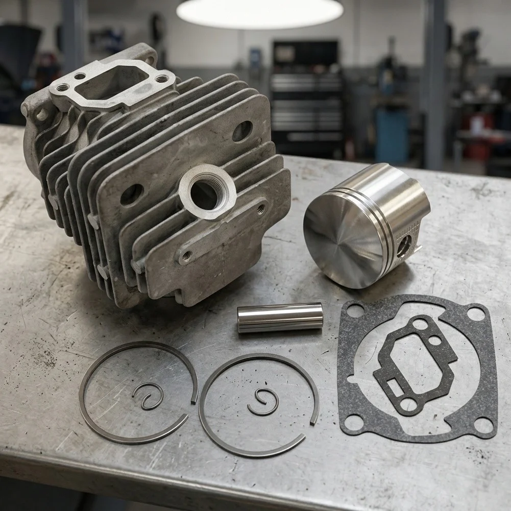 Cylinder for For piston Kit Engine Assembly Compatible with For Echo For SRM3800 For SRM3805 RM380 RM385 Models