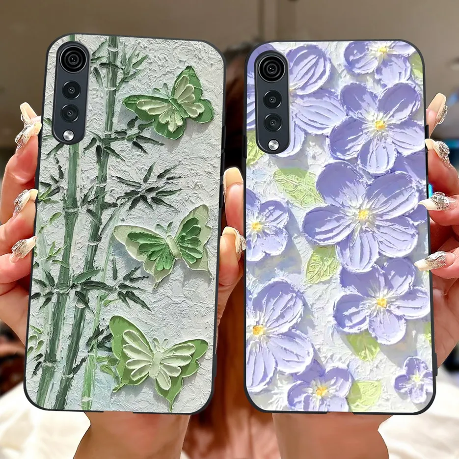 For LG Velvet 5G Case LM-G900N Cute Cat Fashion Painted Cover Soft Silicone Phone Case For LG Velvet 5G UM LGVelvet Fundas Coque view 3
