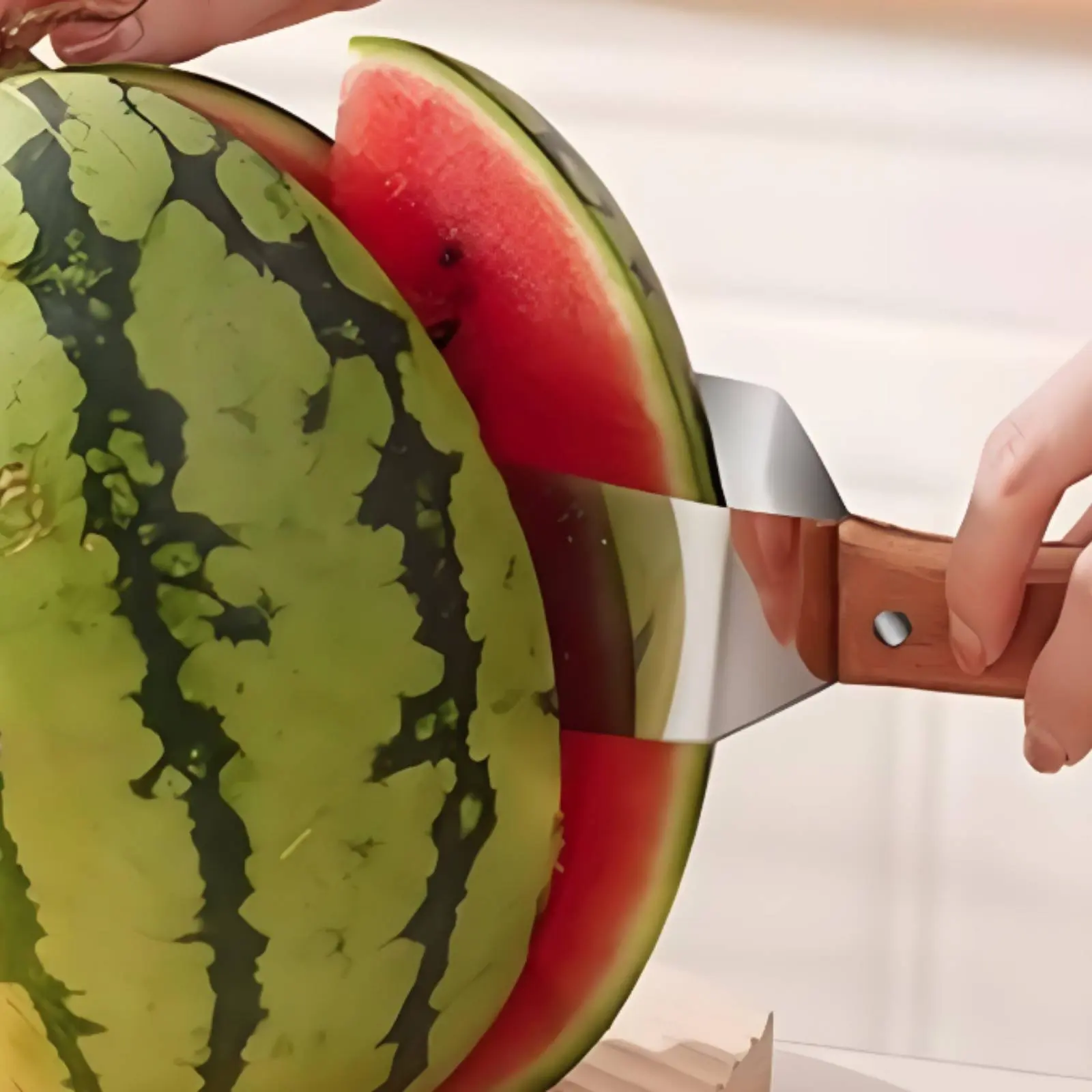 Picture 6: Watermelon Cutter Multi-Functional Triangle Watermelon Cutter for Home Kitchen