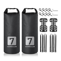 3L/7L Bike Fork Bag Waterproof Roll Top Dry Bag Bicycle Fork Bag Cycling Pack Bike Pannier New bicycle bag