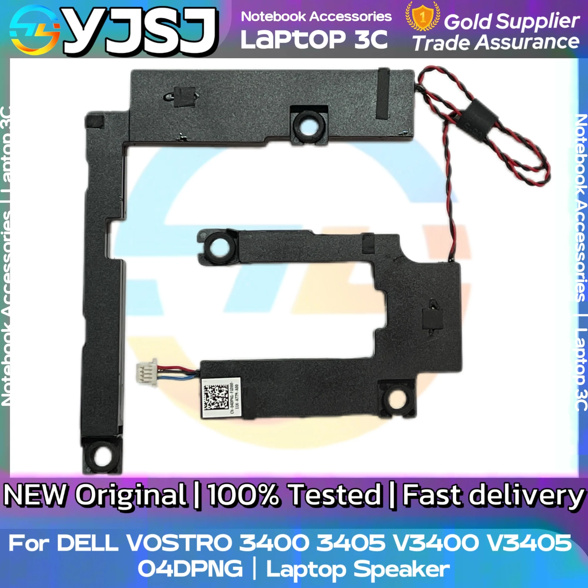 New GENUINE Original Laptop Speaker 04DPNG For DELL VOSTRO 3400 3405 V3400 V3405 5493 5494 built-in speaker horn audio CN-04DPNG