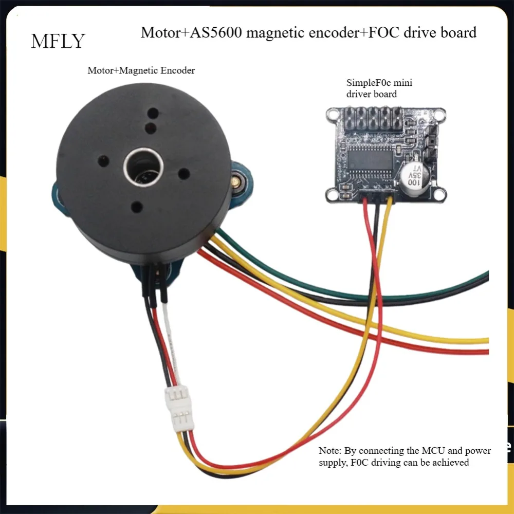 2804 DC Brushless Motor Neodymium Magnetic BLDC Hollow Shaft Infinite Outer Rotor Yuntai Motor FOC