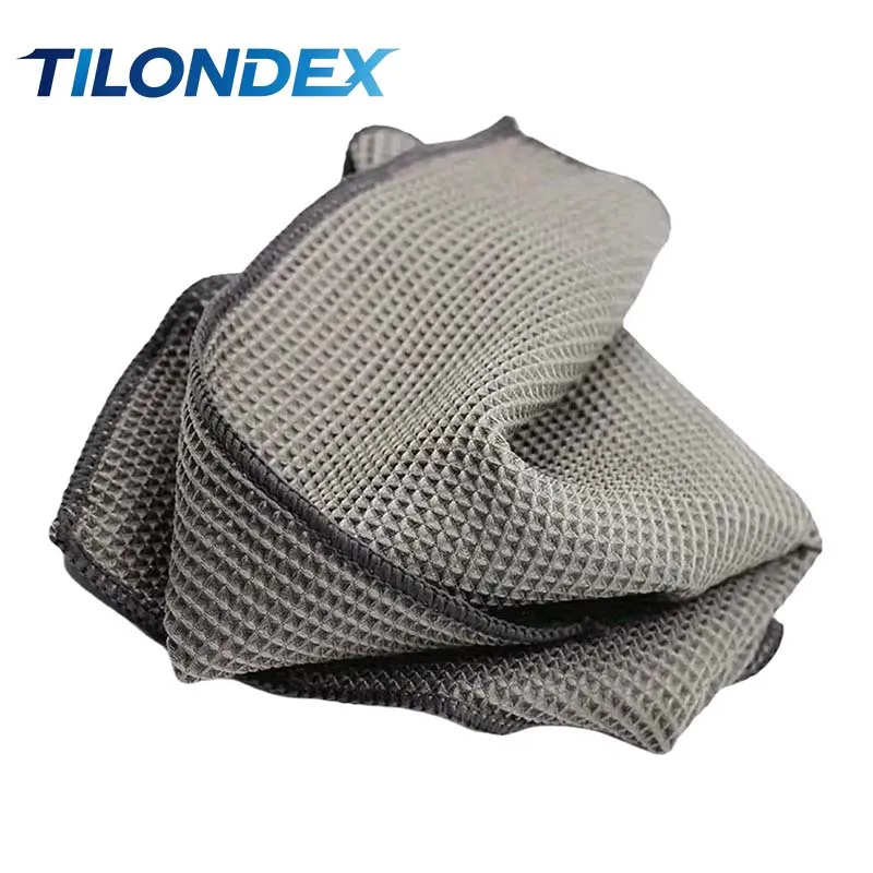 1/3/5PCS Microfiber Waffle Weave Glass Cleaning Towels Streak-Free Auto Window & Mirror Drying Cloths for Car Home
