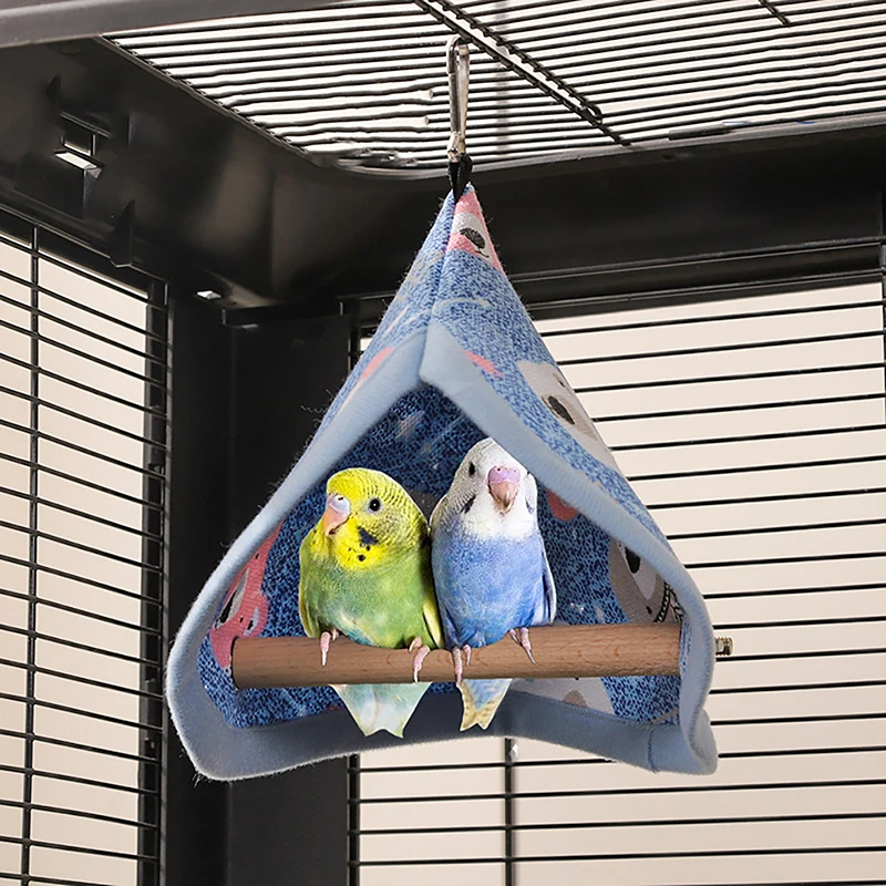 Bird Nest Bed Hammock Cage Perch For Parrot Parakeet Finch Canary Toy Small Pets Supplies