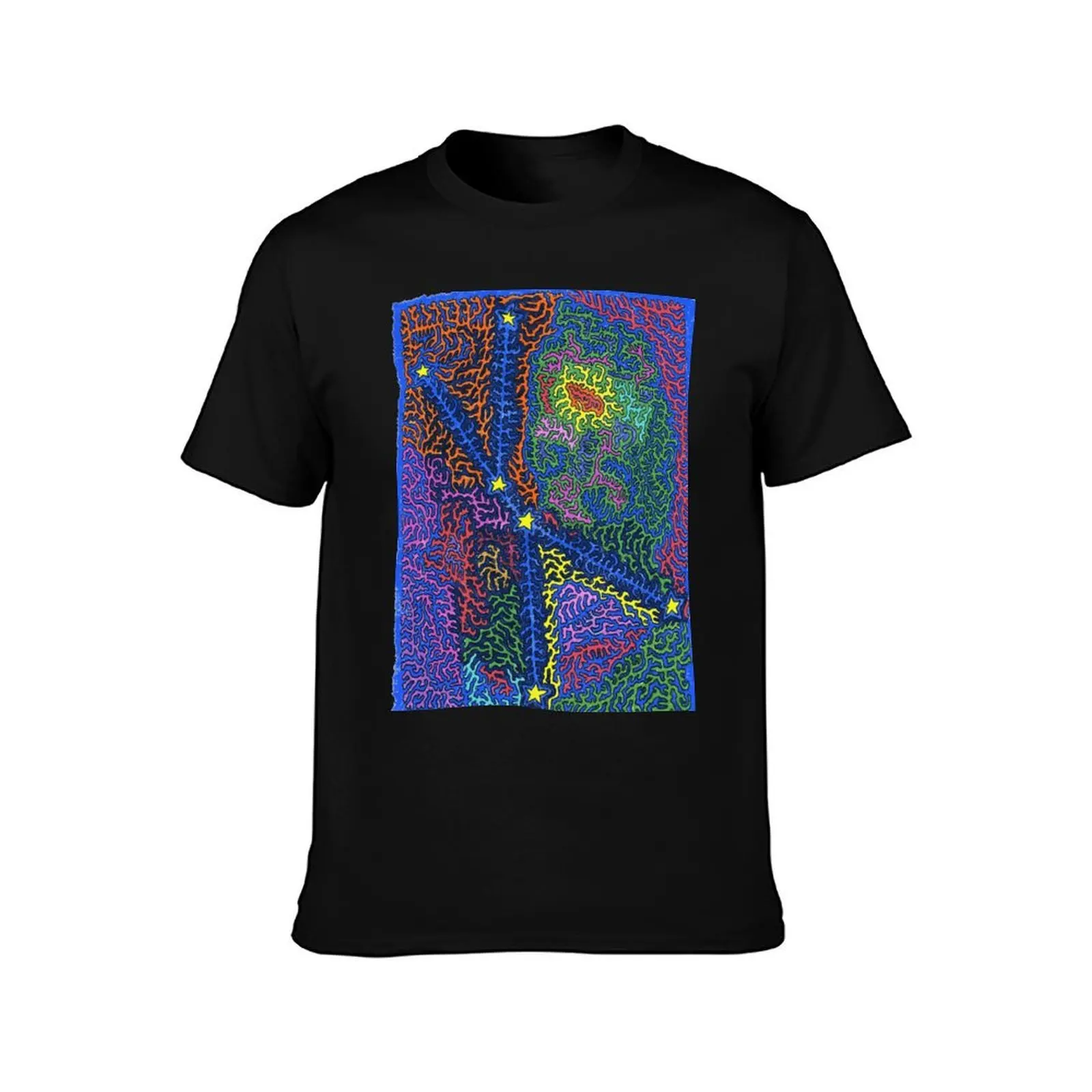 Constellation Cancer T-Shirt, Summer Casual Cotton Tee, Oversized Streetwear Tops, Vintage Graphic Print, Loose Fit Short Sleeve