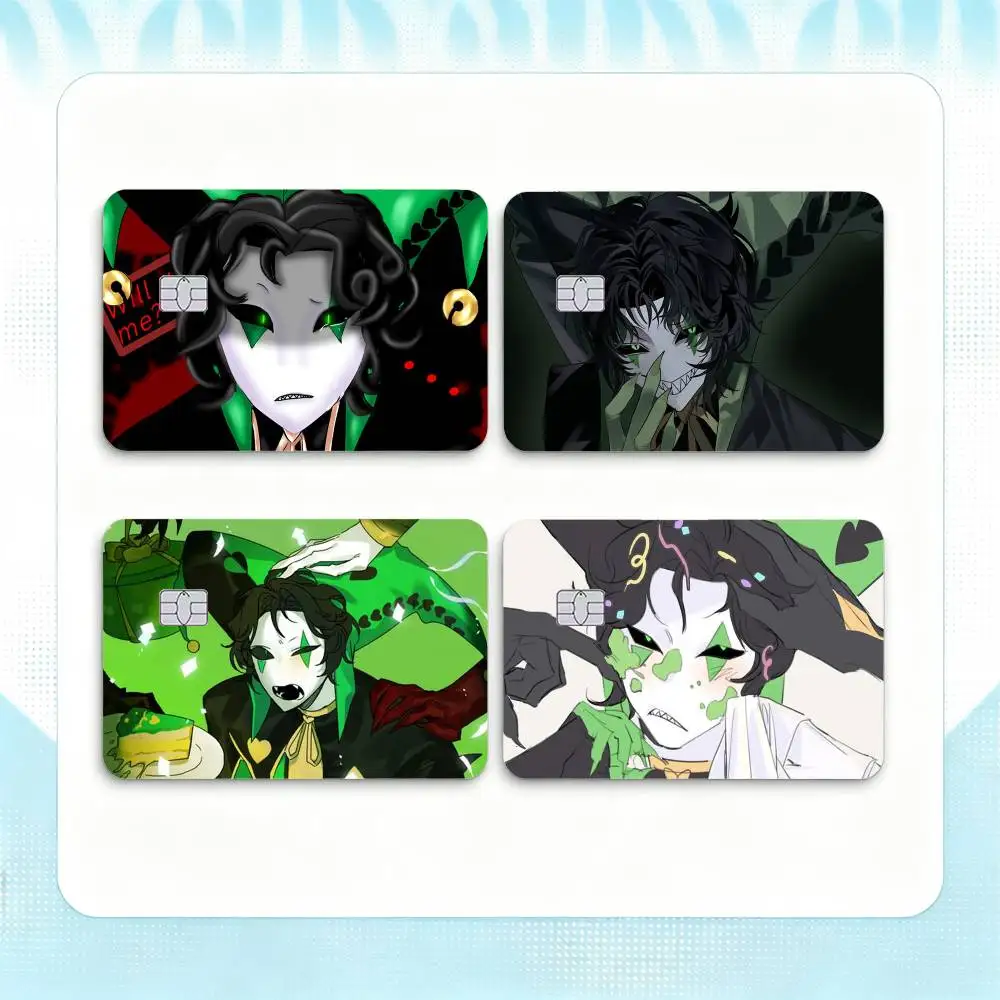 The F-Freak C-Circus H-Harlequin  Credit Card HD Stickers Game Card Decal Small Chip Waterproof Sticker Gift