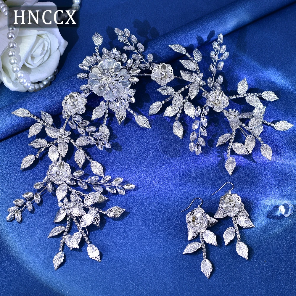 

YouLaPan Alloy Flower Leaves Headband Shiny Rhinestone Hairbands Glamours Bridal Headdress Trendy Wedding Hair Accessories HP509