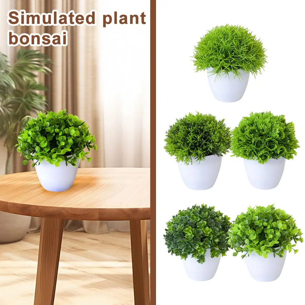 Energetic Artificial Bonsai Vivid Decorative Non-fading Table Plants Decor Centerpieces Office Imitation Greening Y3c1