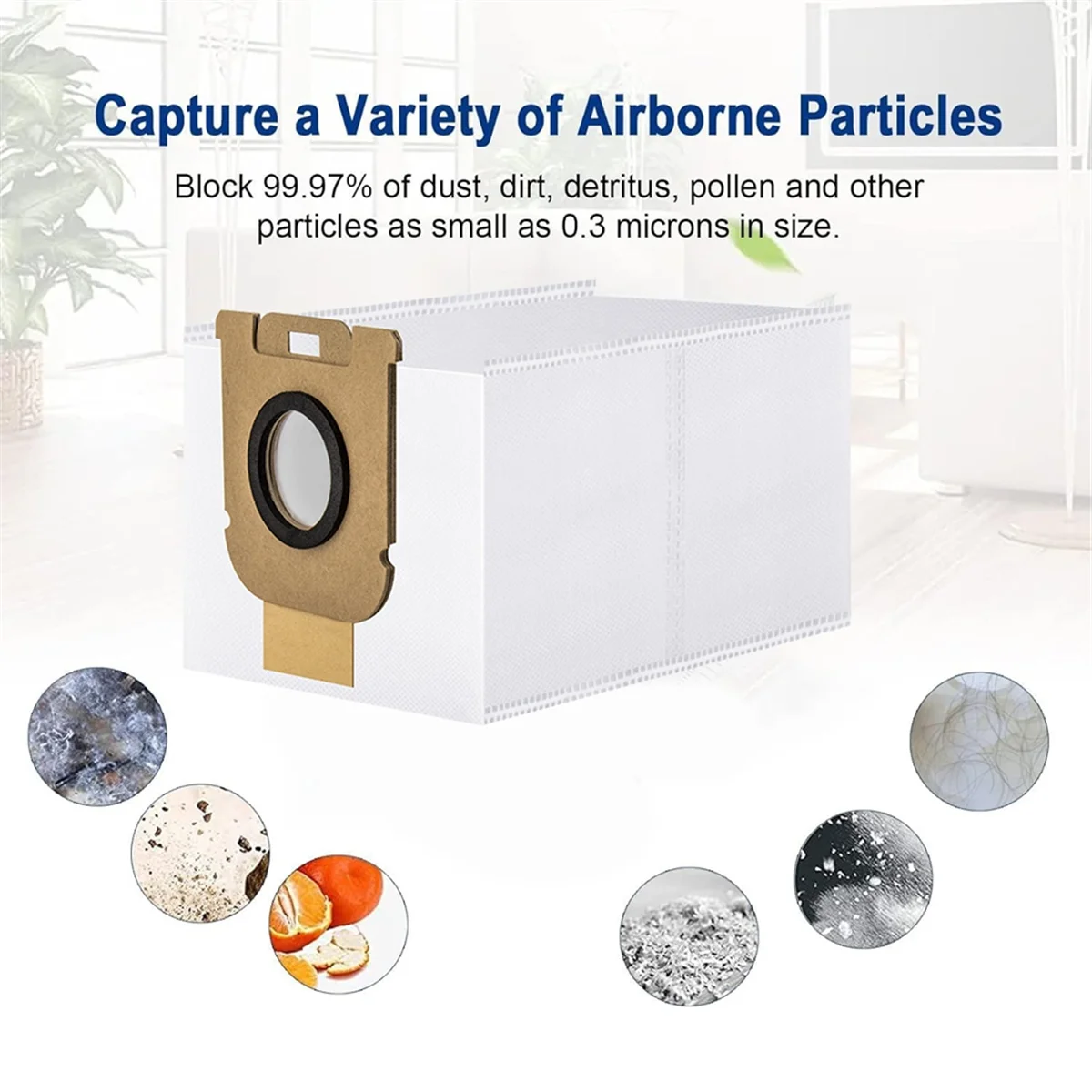 A14G-20Pcs Dust Bags for Z10 Station/H30 Combo Station Vacuum Cleaner Accessories Trash Dust Bags Replacement Parts