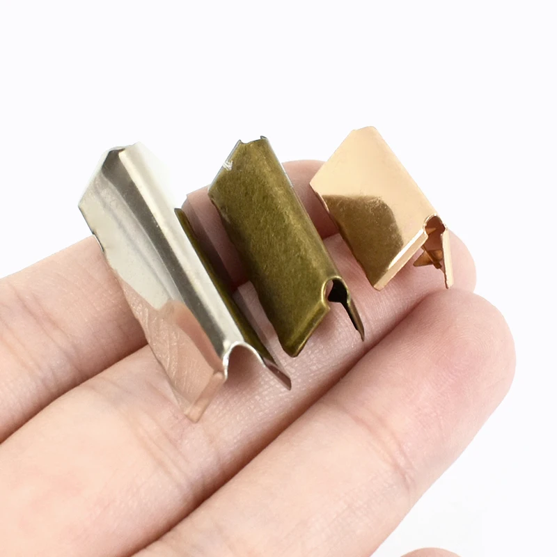 

10/20/30Pcs Metal Buckle for Strap Bag Pants Belt Tail Clip Clasp Backpack Webbing Band End Stop Buckles DIY Sewing Accessories