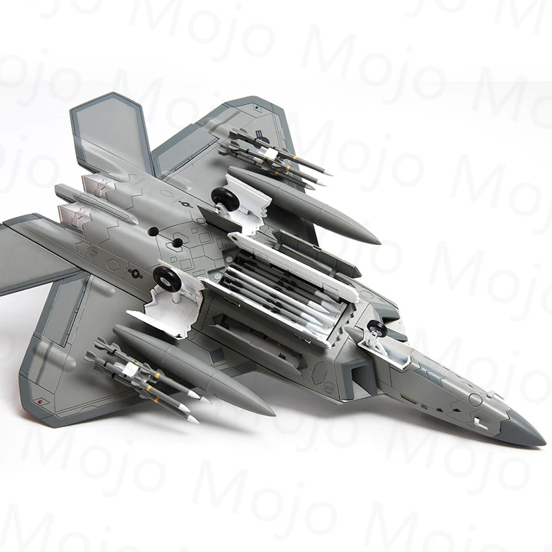 Imagem -03 - Modelo de Aeronave da Força Aérea dos Eua Avião Raptor F22 Avião de Liga Coleção ou Presente Escala 1: 72