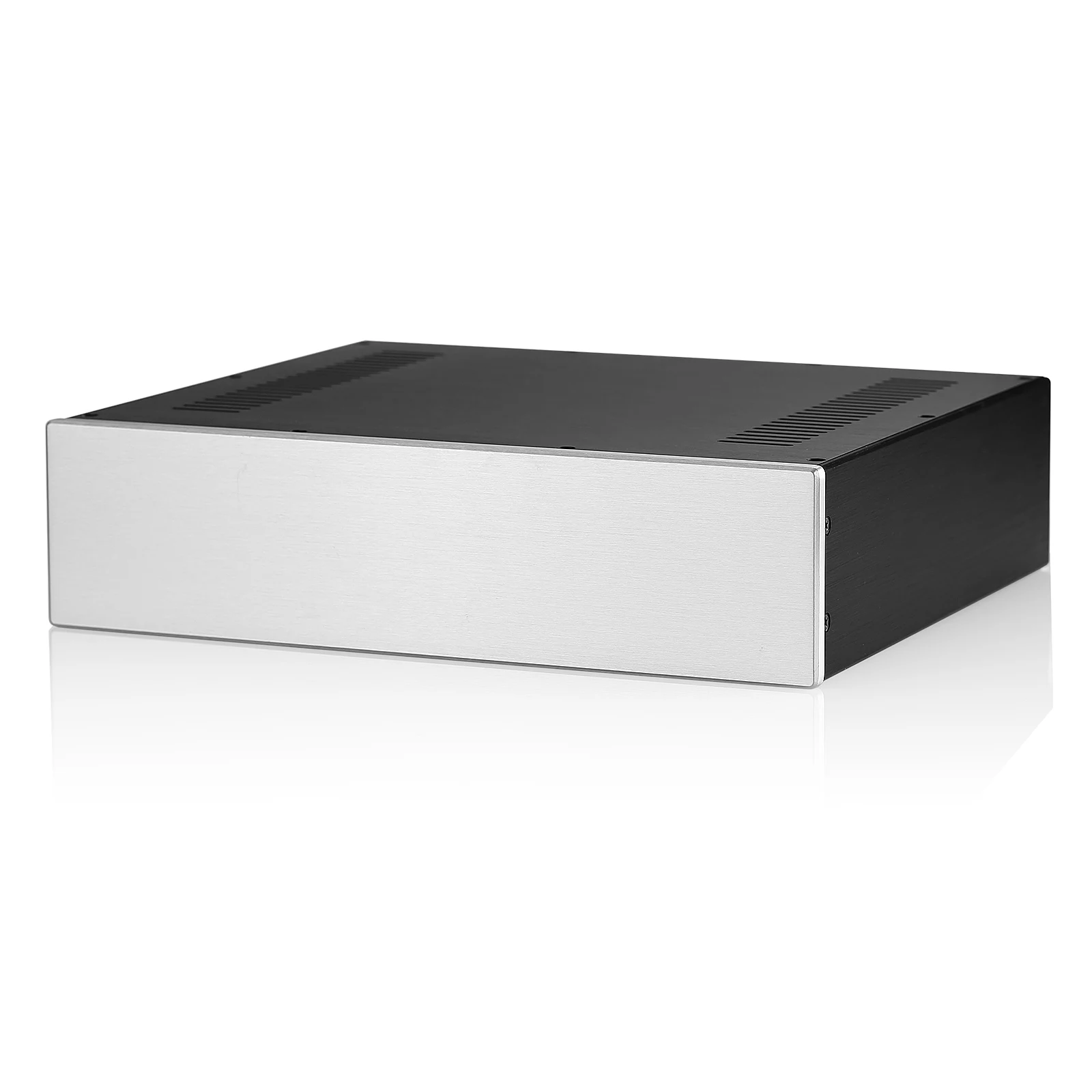 Nobsound Vollaluminiumgehäuse für DIY HiFi-Verstärker-/Vorverstärkergehäuse 360 x 308 x 90 mm