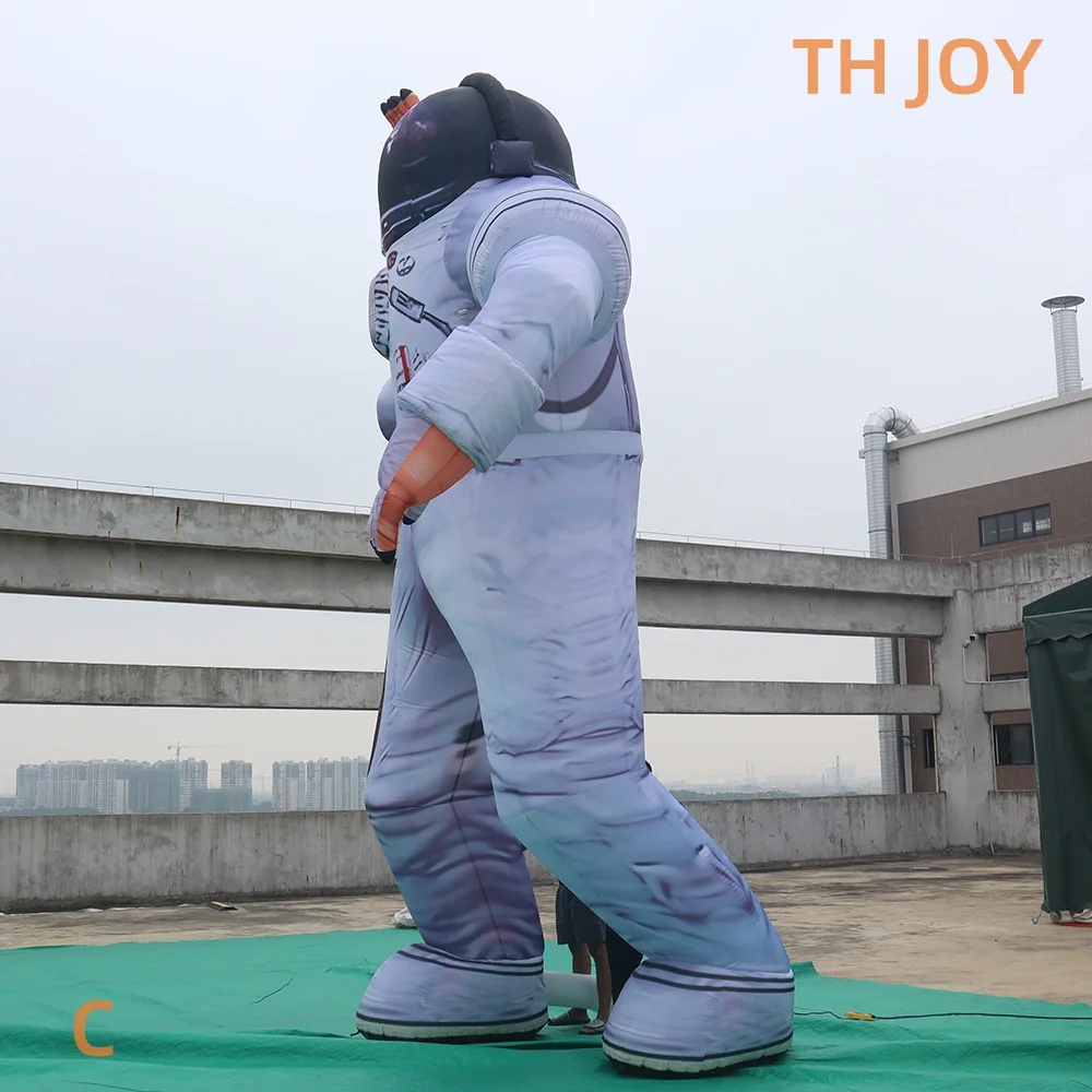 fast air ship to door,2025 New Design Inflatable Astronaut customized Spaceman model for Event Decoration