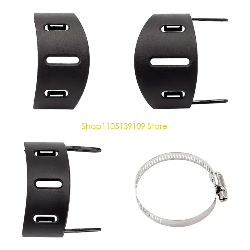 Model Motorcycle Exhaust Heat Guard Aluminum Construction Universal Application Anti Burn Cover