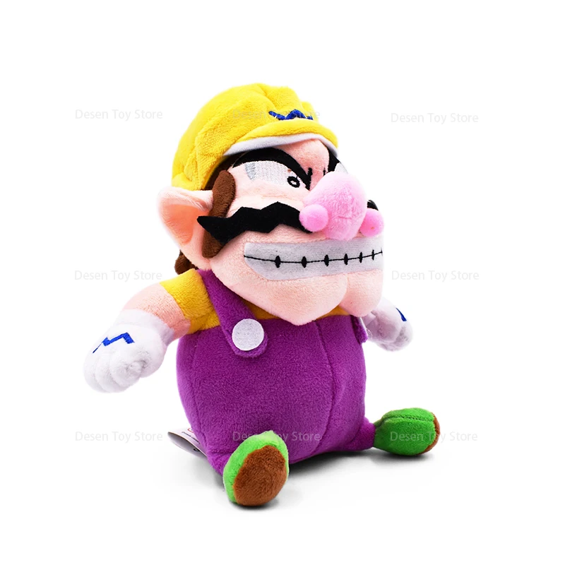 2 Styles Anime Mario Plush Waluigi Wario Purple Stuffed Toys Anime Doll Plushie Best Gifts for Children Kids Birthday Gifts view 6