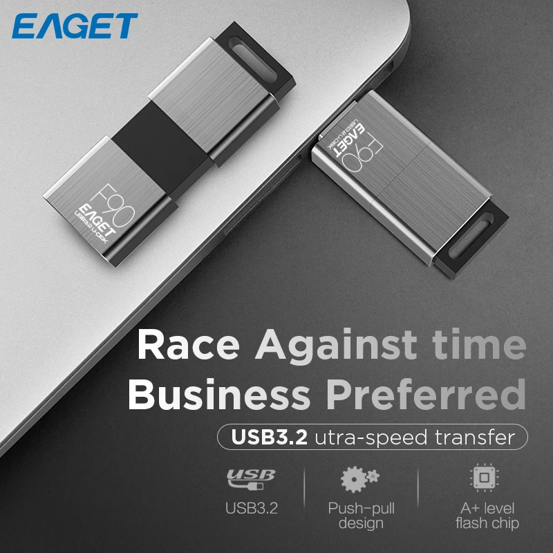 Eaget-محرك فلاش USB عالي السرعة ، محرك قلم ، دفع وسحب ، قرص يو ، شخصية إبداعية ، GB ، GB ، 64 جيجابايت ، 32 جيجابايت