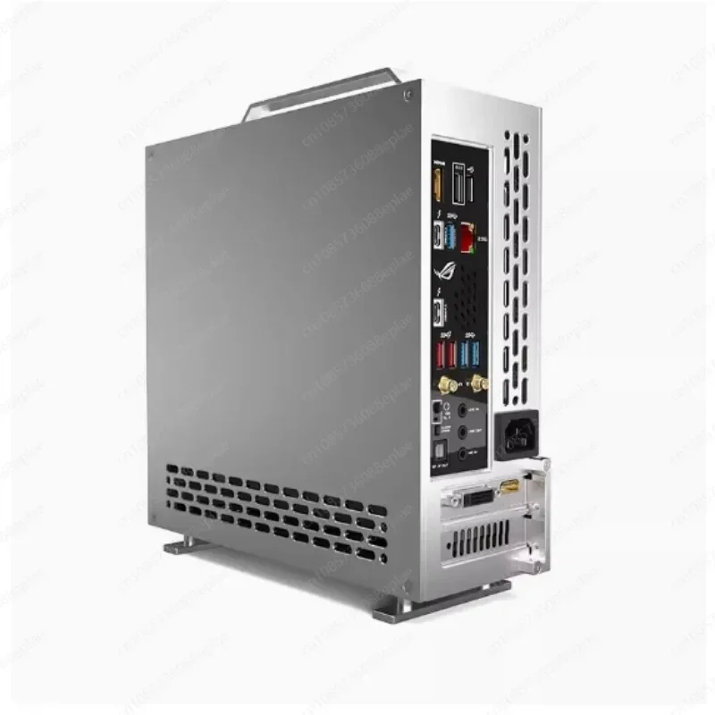 A24-V5 2.0 SFF ITX Case for 1U PSU, Dual Slot Single Display Chassis with Double-Sided Chamfering