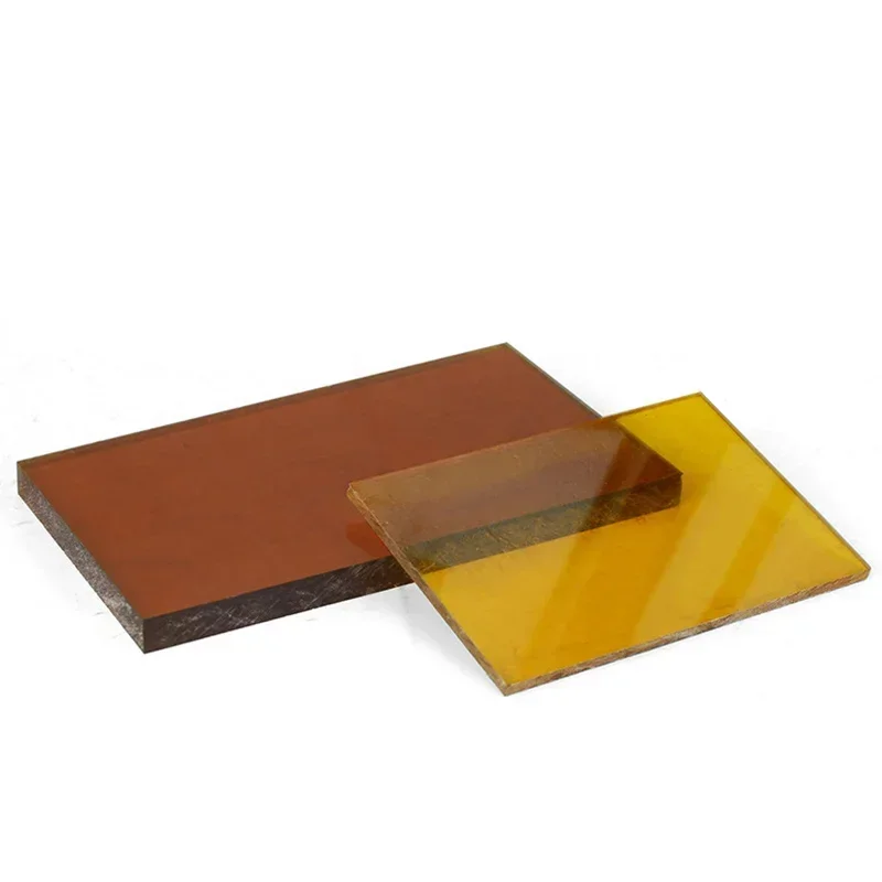 Matériau PEI de couleur ambre : adapté aux poignées de couteaux faites maison, poignées d'outils pliantes et feuilles PEI