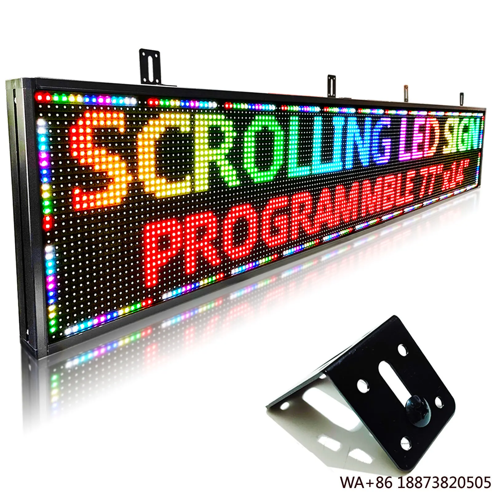 

Индивидуальный открытый рекламный щит розничного магазина P6 P10 с полноцветным светодиодным экраном и прокручивающим текстовым логотипом