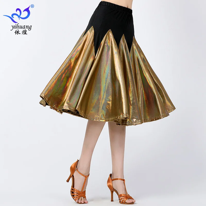 Falda de baile latino para mujer, Ropa de baile, traje de salón, Rumba, Samba, Tango, Chacha