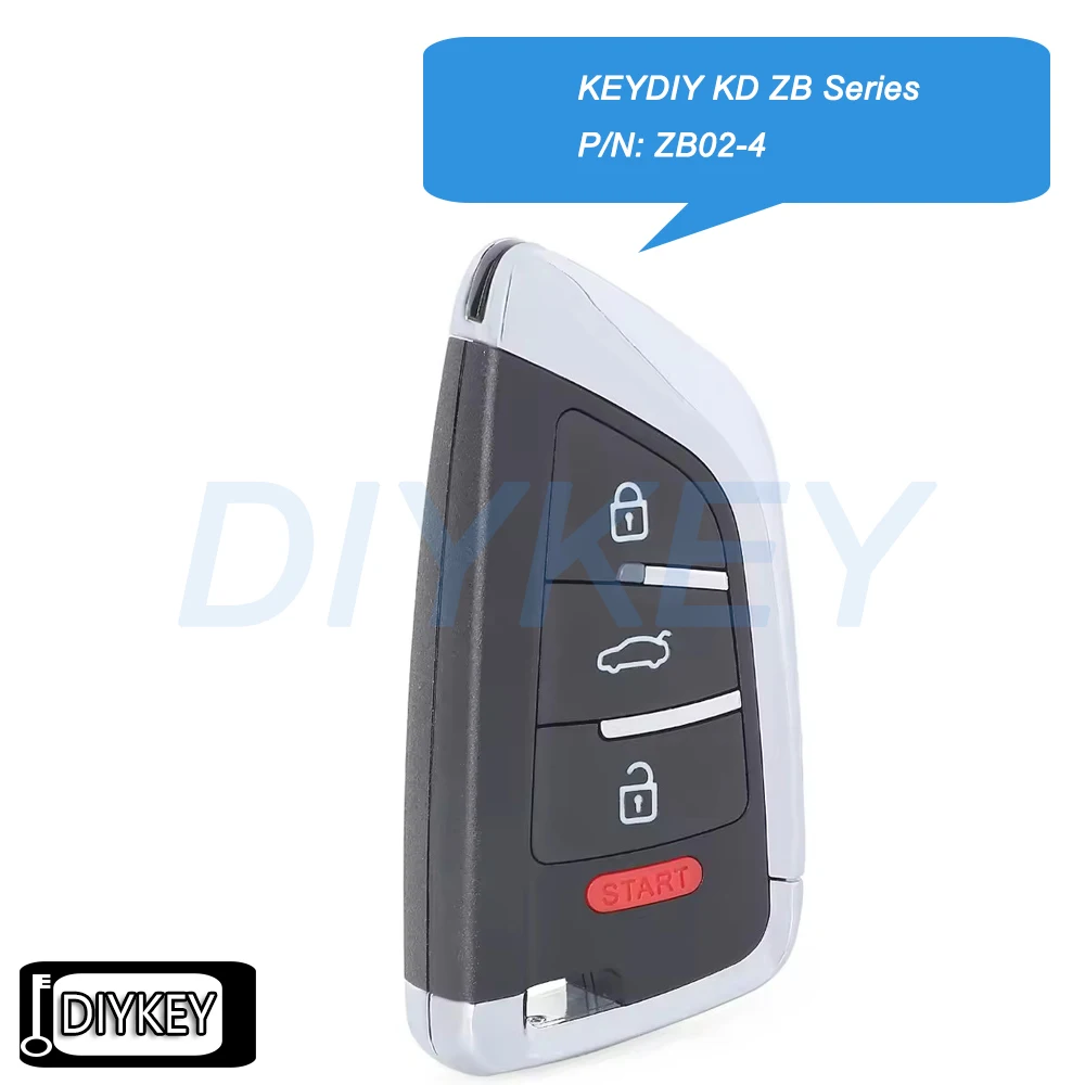 KEYDIY KD ZB Series P/N: ZB02-4 for BMW Style Universal Smart Remote Key for KD-X2 KD-MAX Programmer
