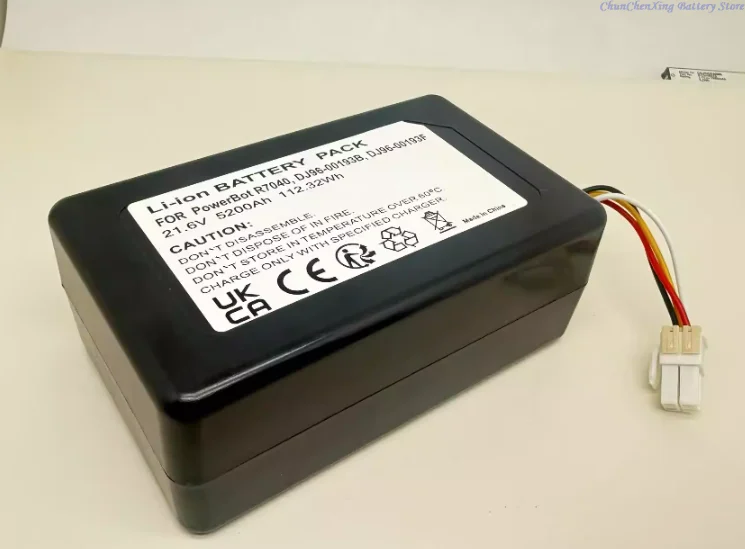 ALLCCX 21.6V 5000mAh/6000mAh /7000mAh Battery DJ96-00193B, DJ96-00193E for Samsung PowerBot Cyclone Force R7040