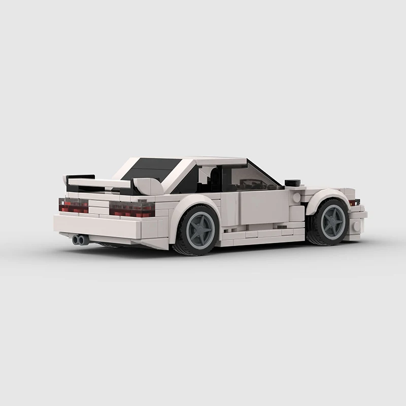 MOC Classical Car City Speed Champions Super Race F1 Creative Vehicle S13 240sx Model Building Block Racing Christmas Gift Toy