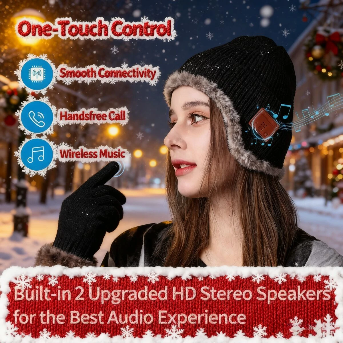 Ows Earphone Olahraga On-Ear Tunggal Tahan Air Bluetooth Nirkabel Pengurang Kebisingan Earset Kantor Konduksi Udara untuk Apple Android