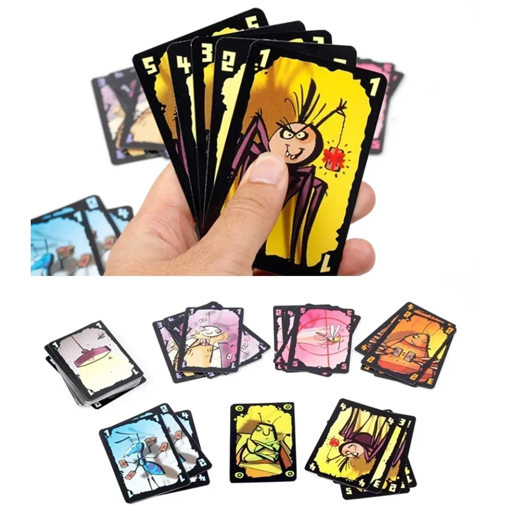 Cheating Moth Card Game - Family Bluffing Strategy with Poker Elements (2-6 Players Ages 8+) Polilla Tramposa image 4