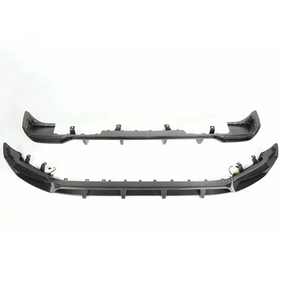 

Передняя губа из сухого углерода, задняя губа для Mercedes-Benz G-Class W464, модифицированная передняя лопата, хвостовая губа, автомобильные аксессуары