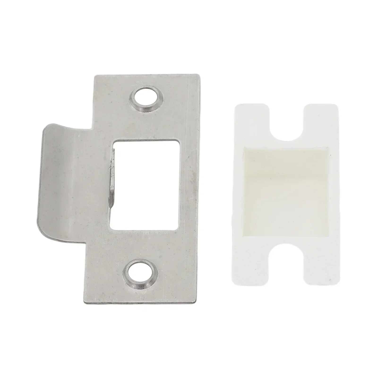 Deadbolt Cover Latches Plate Door Lock Latch Guide Plate With Screws For Garage Deadbolt Cover Plate Door Latch Fitting Hardware