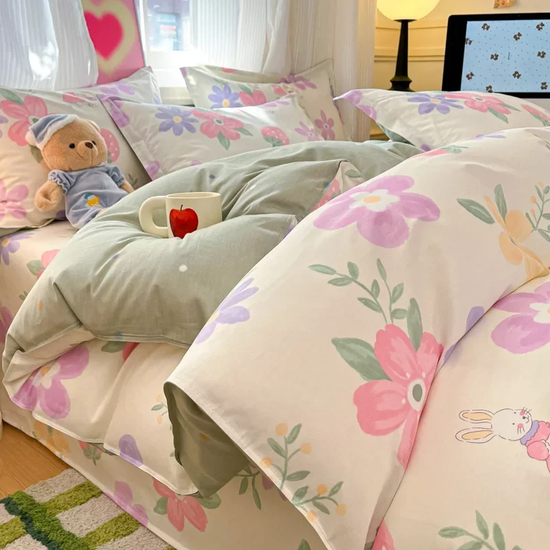 Pure cotton quilt cover single piece 150x200x230 single quilt cover cotton 2025 new printing small fresh single product series